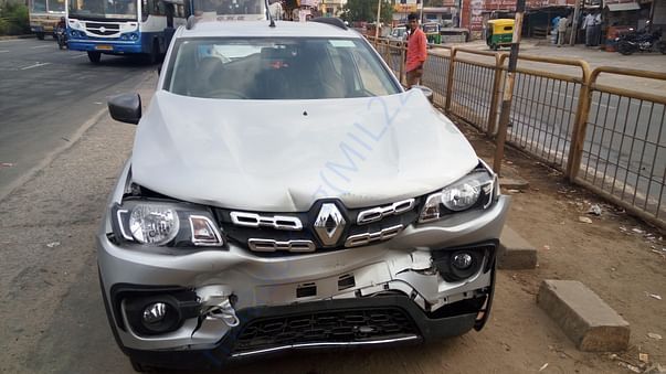 Our car, crushed