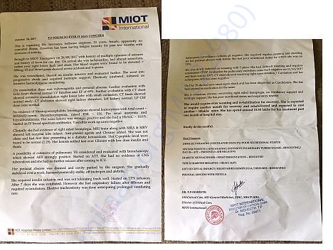 Letter from the Hospital