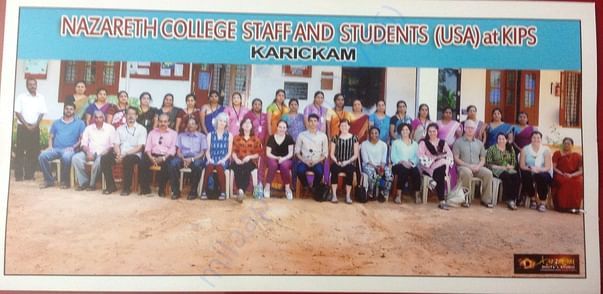 Foreign students visiting us