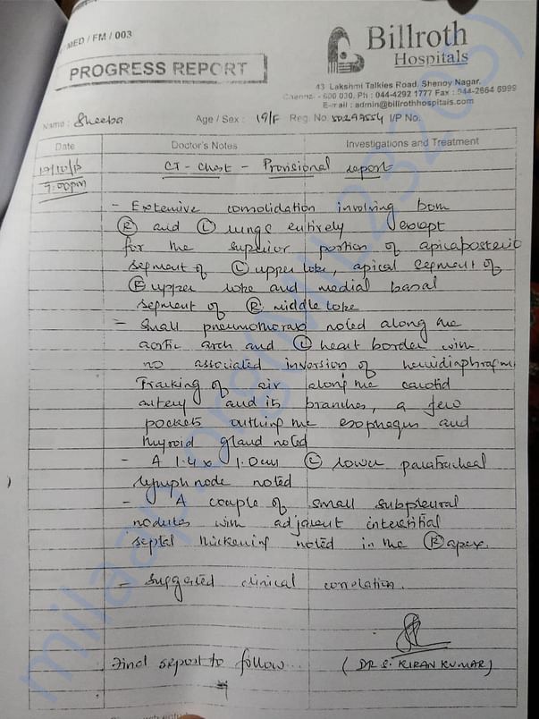 Provisional report