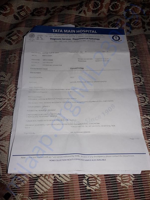 Histopathology reports