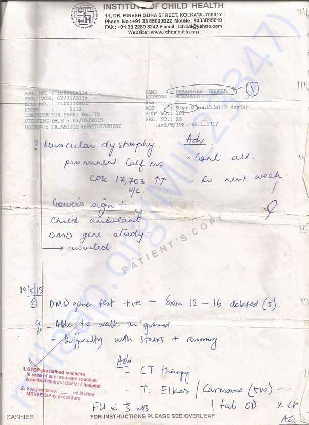 Medical Checkup report