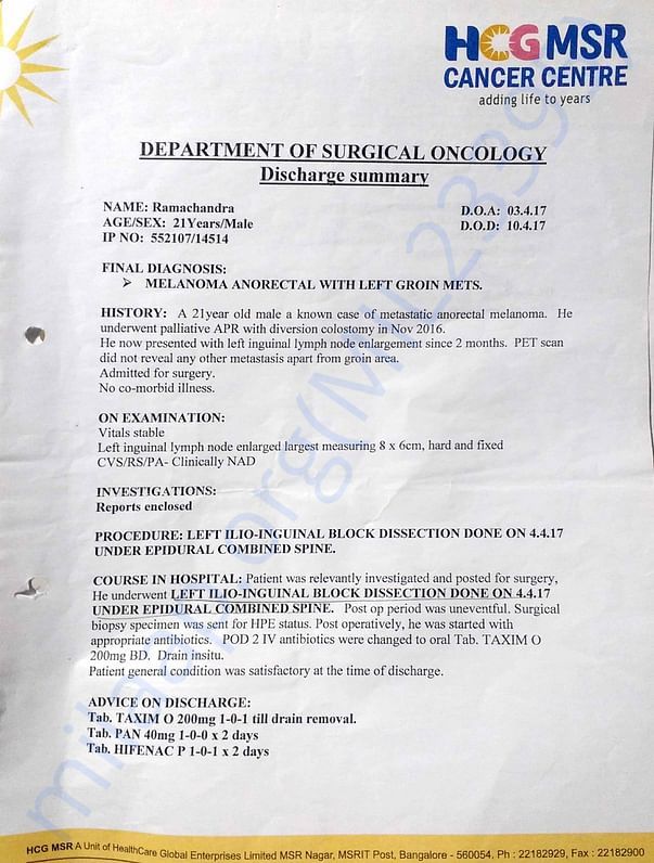 Surgery summary
