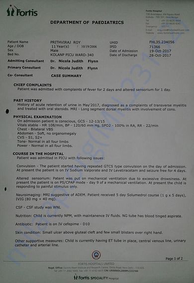 case summary