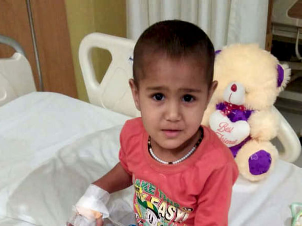 3-year-old Arohi Has Only One Kidney And It Has A Tumor On It