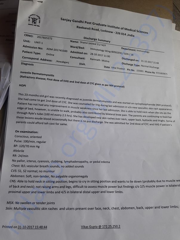 Medical report