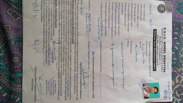 Referral letter
