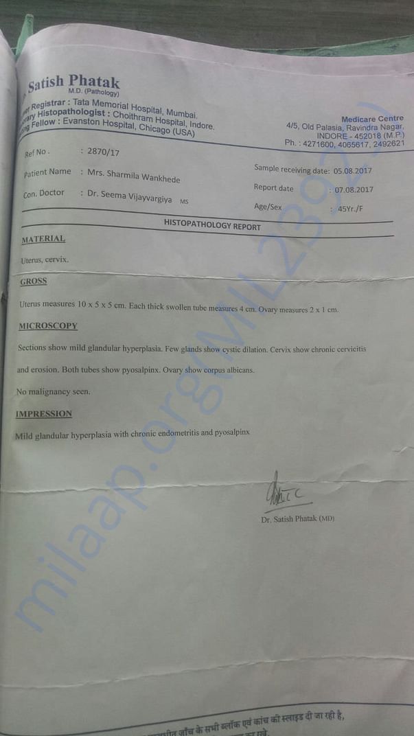 Histopathology Report