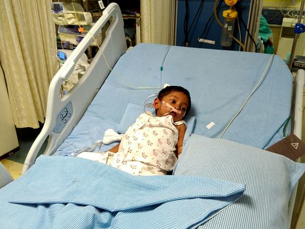 Baby Akhil is in a critical condition in the ICU and needs our help
