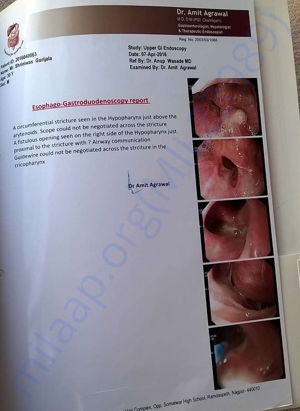 Medical report 1