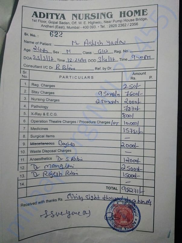 This are reports and scans