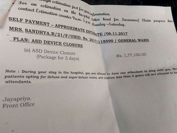 Help Sandhya (Age:21) treatment for hole in heart