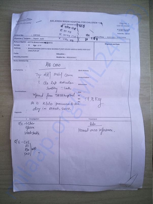 Treatment doc