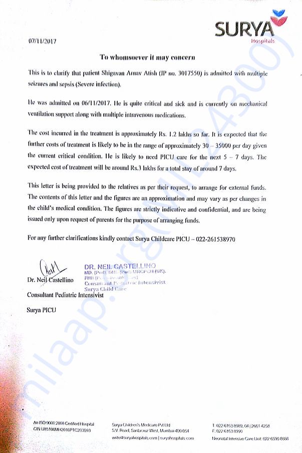 Estimation Letter
