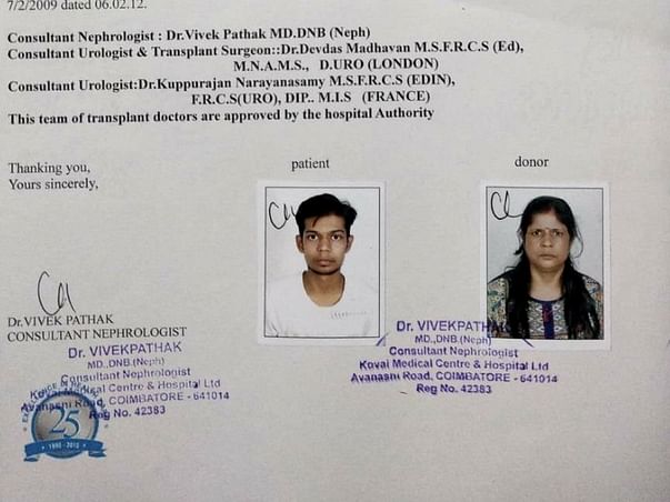 Help Yash Sahay In Bearing The Cost Of His Urgent Kidney Transplant