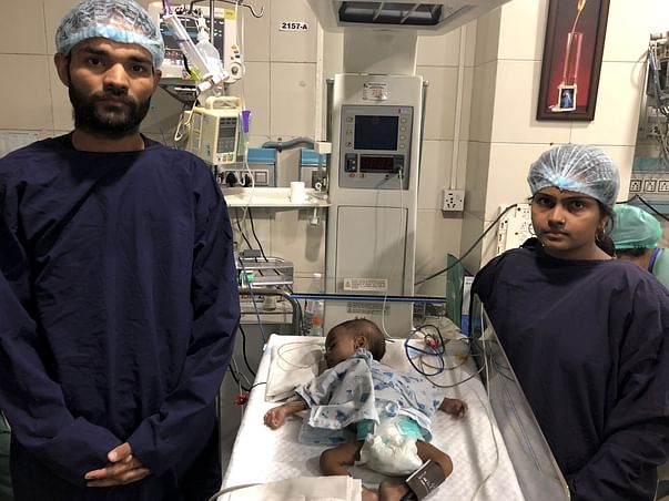 Help 3-month-old Devesh who is fighting a severe heart disease