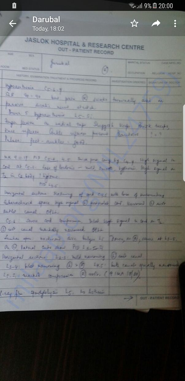 Medical records