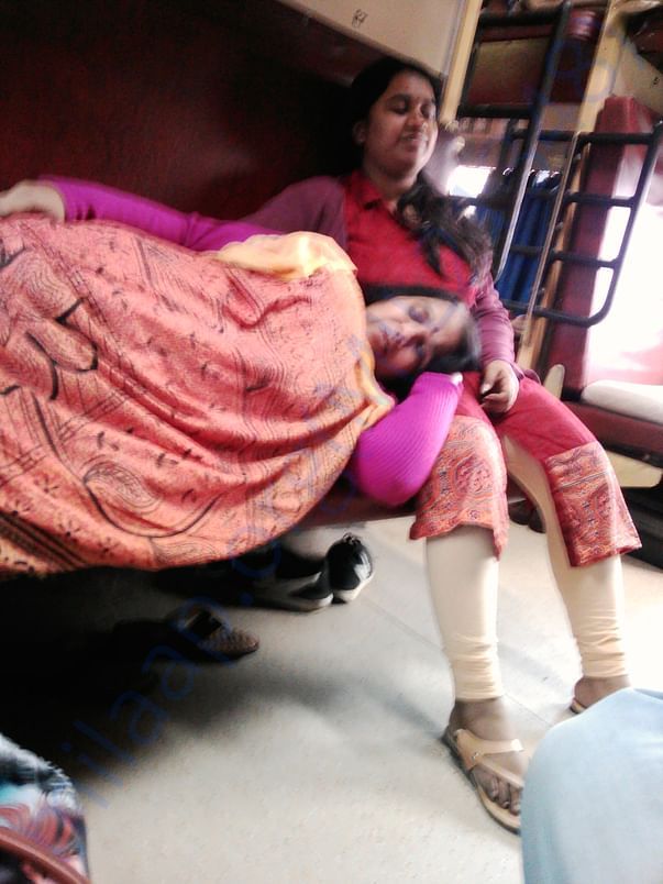 Sister and mother