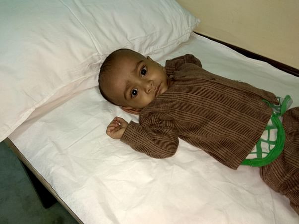 Help 10-month-old baby Masrur fight a severe heart disease
