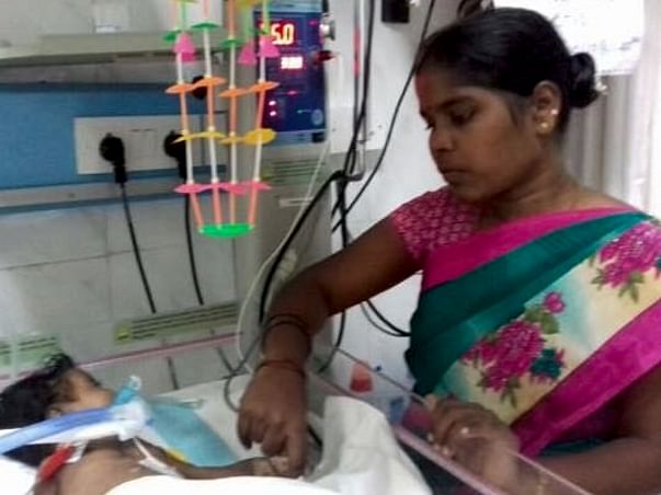 Help 4-month-old baby Praveena fight a battle with heart disease