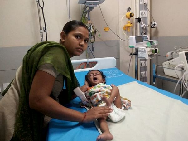 Help 5-month-old Keerthana fight a severe heart disease