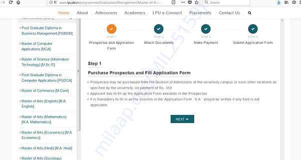 Admission and Follow up Process