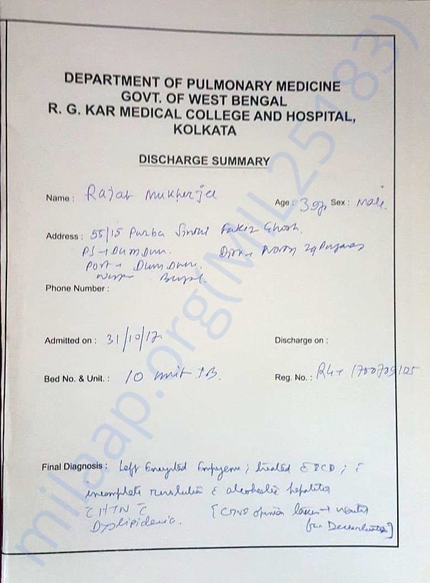 hospital report