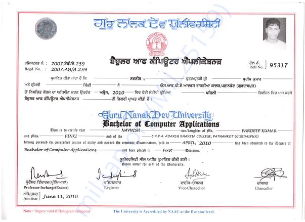 Graducation Degree