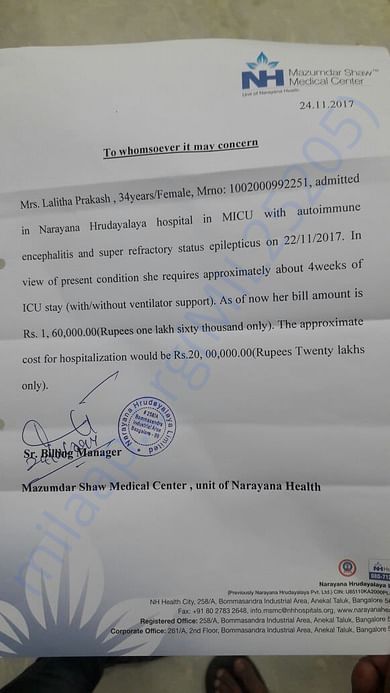 Hospital Estimate