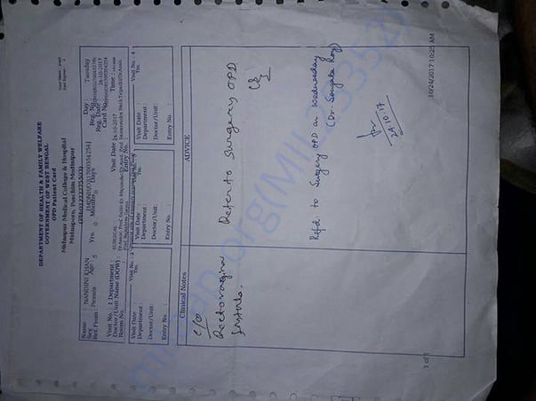 Old prescription