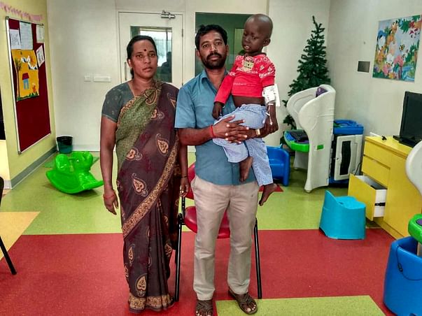 Help 3-year-old Kabil fight a rare form of cancer through chemotherapy