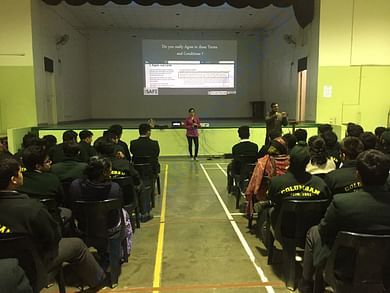 Workshop @ St. Columba's, New Delhi