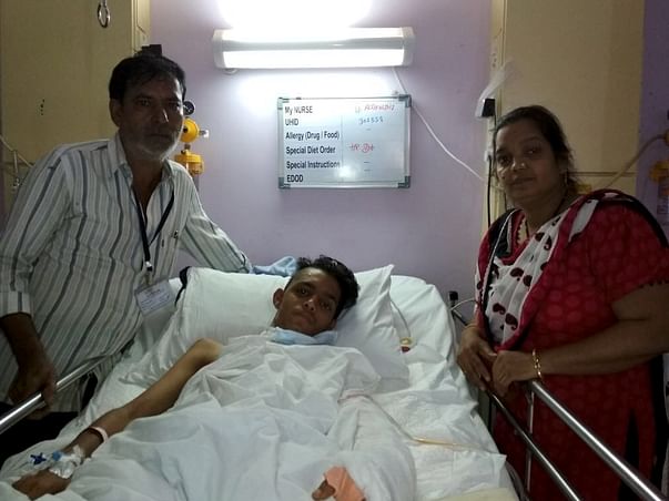 Aman met with a road accident and now needs surgery for his left arm