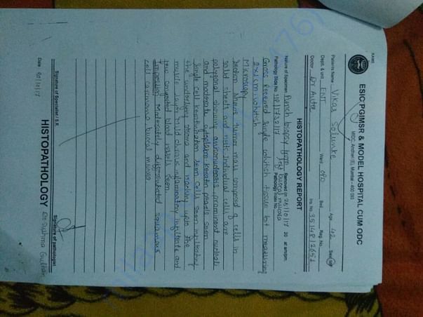 HISTAPATHOLOGY REPORT
