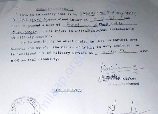 Disability Certificate