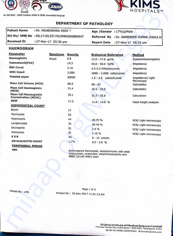 Medical reports