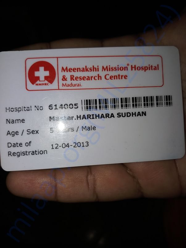 Medical admit card