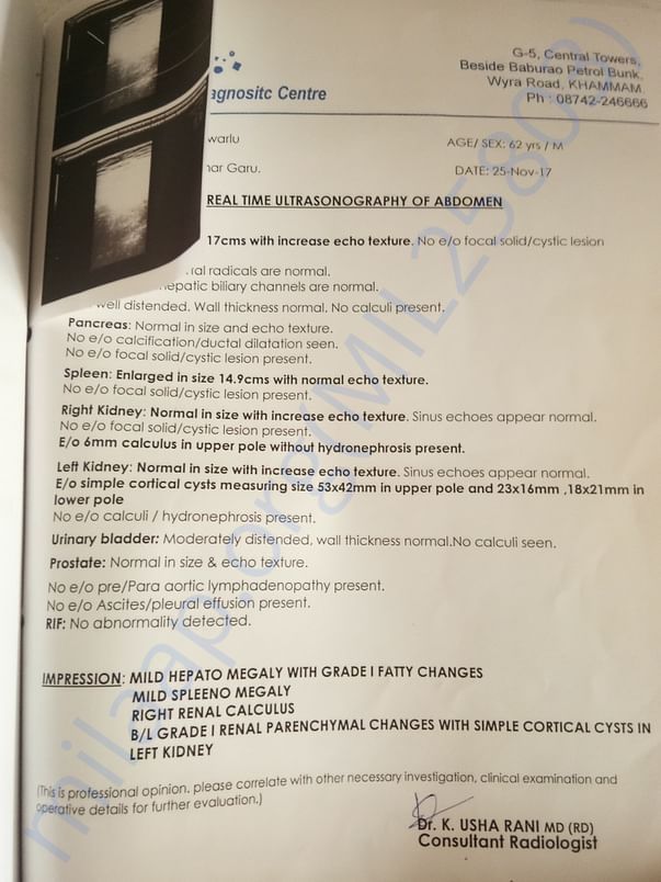 Scan report