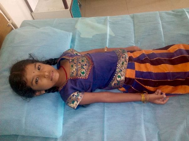 7-year-old Prabha struggles to go to school due to her heart disease