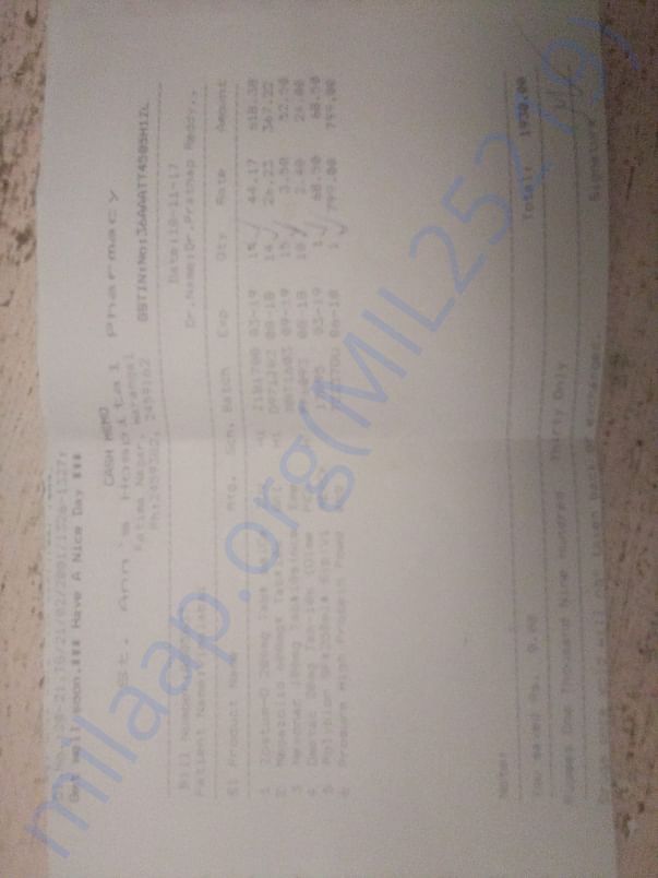 Medical bill