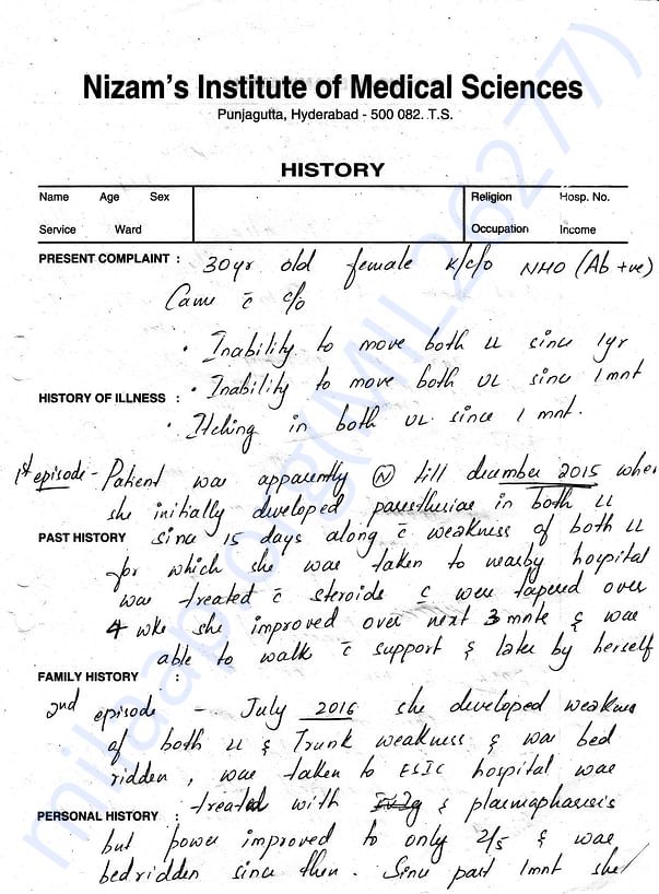 Compliant History 1