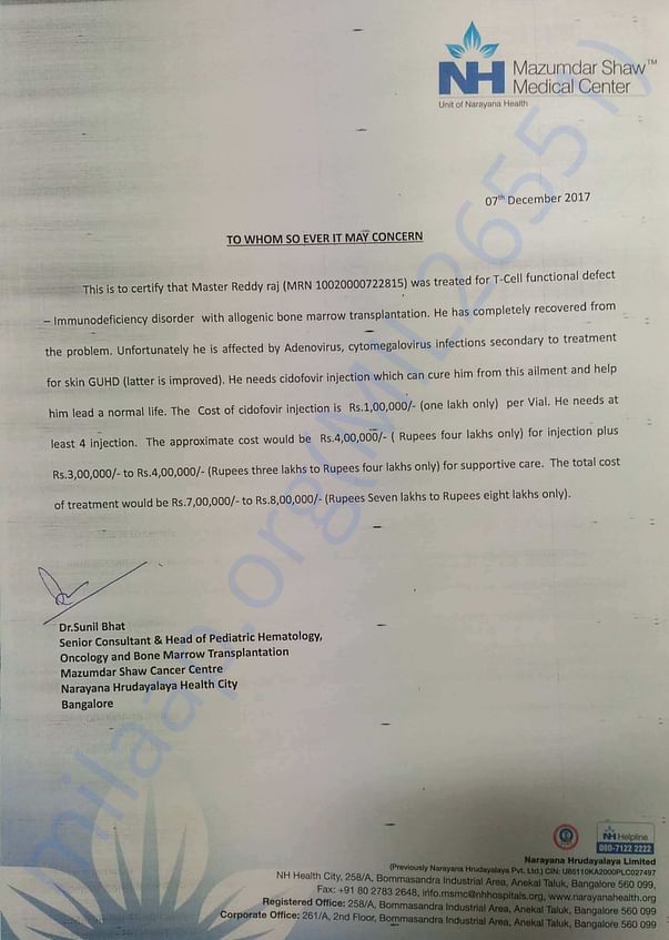 Estimation letter