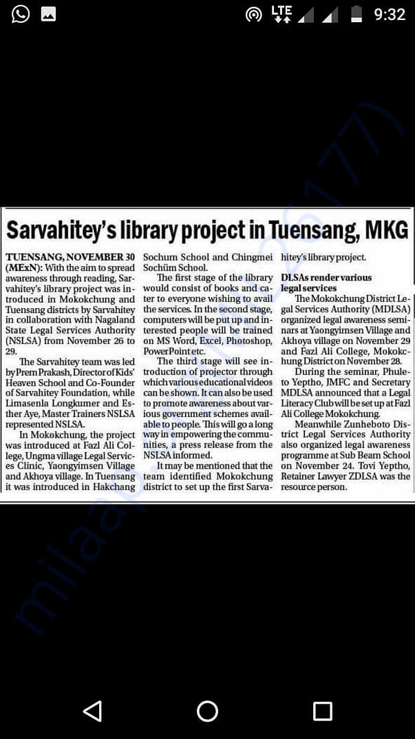 Press coverage in Nagaland