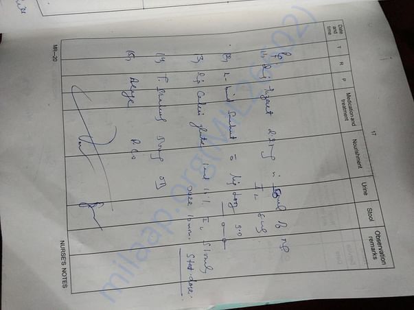 Nurse's Report 2