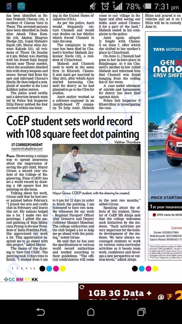 Newspaper clips