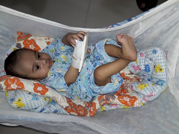 Help 4-month-old baby Adib fight a severe heart disease