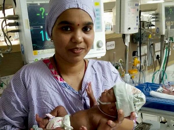 Prematurely born baby fights for her life in the ICU