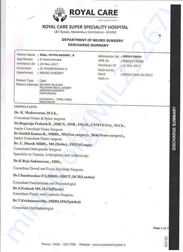 Treatment Summary1