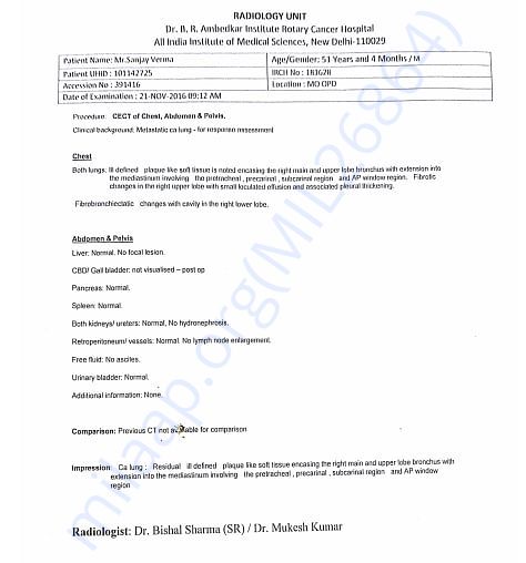 Biopsy report