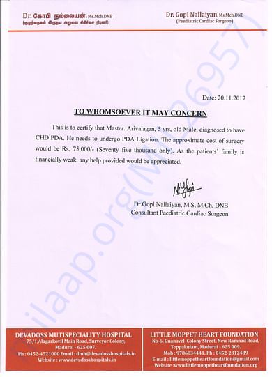 Estimation Letter